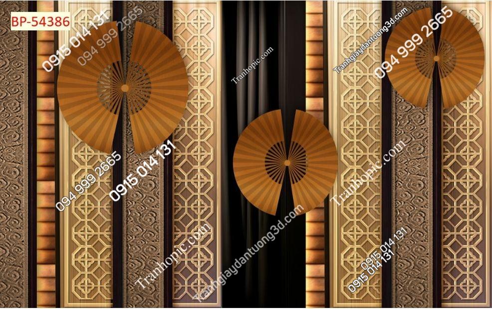 Tranh dán tường hiện đại 5D phòng khách 54386