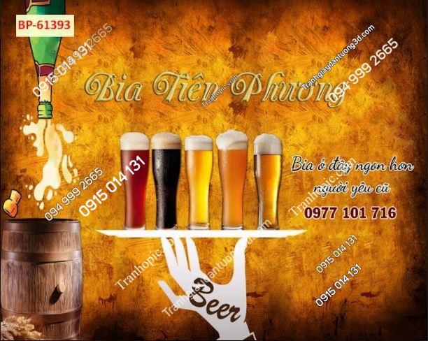 Tranh dán tường quán bia cực đẹp