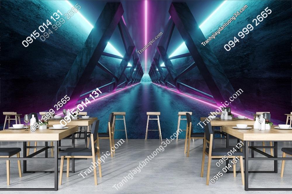 Tranh lối đi 3D ngoài không gian 1200595180