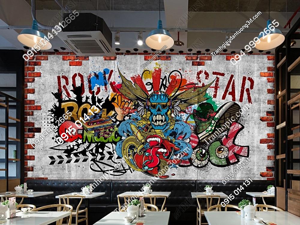 Tranh dán tường Rock Star 28385443