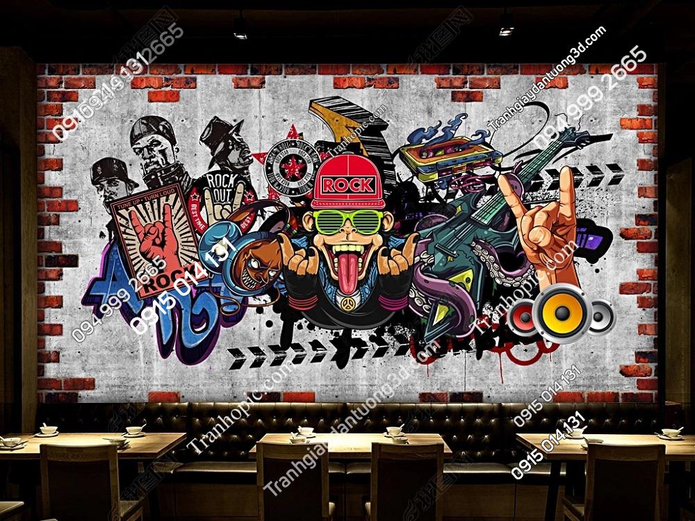 Tranh dán tường Rock hip hop 28385132