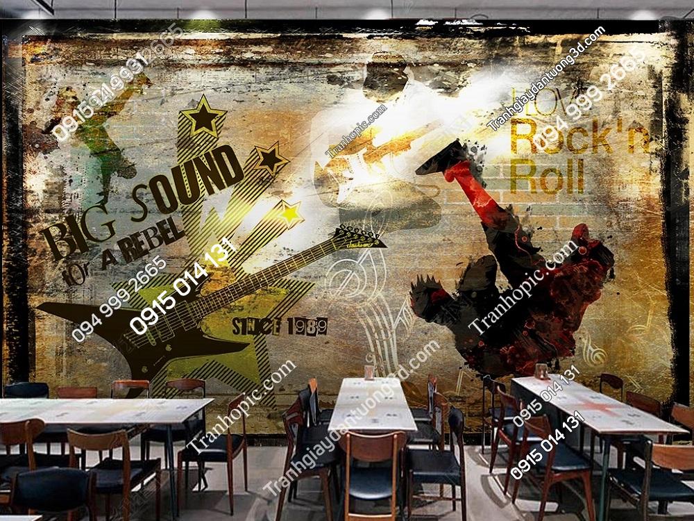Tranh dán tường rock sound 26224327