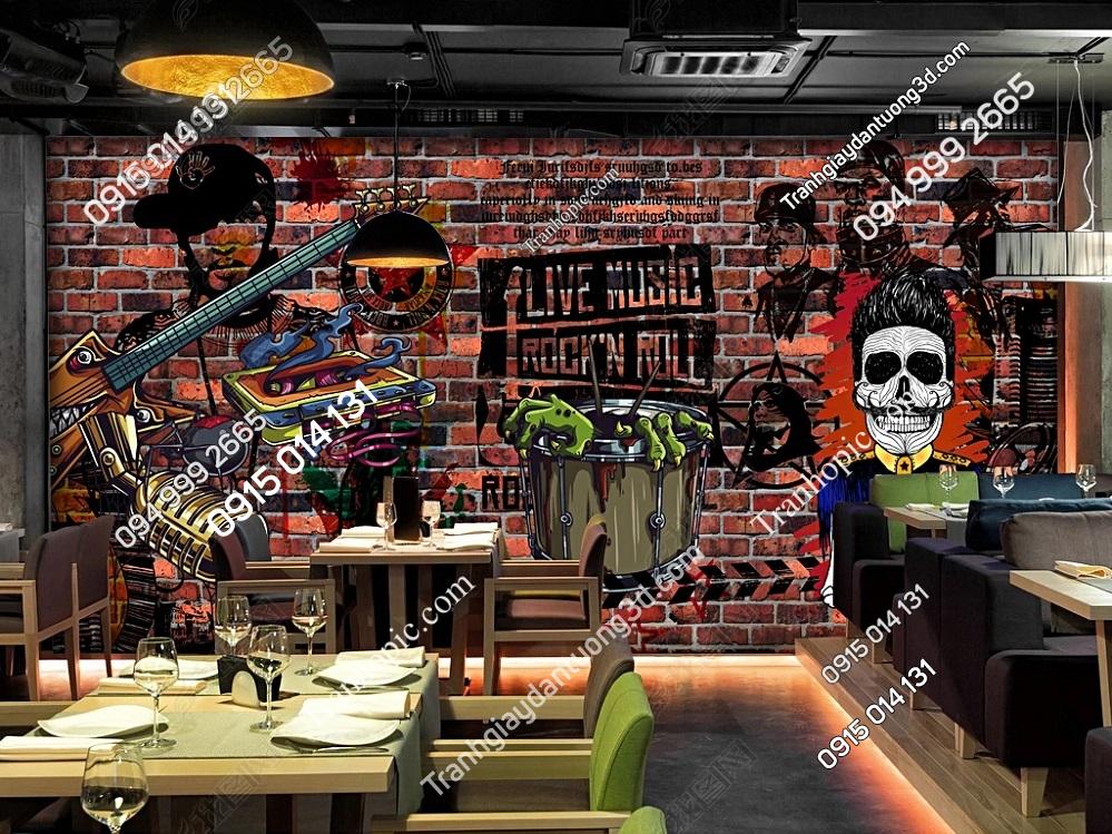 Tranh hiphop nền gạch dán tường 28356095