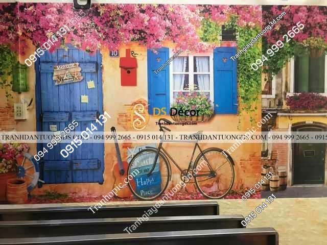 thi-cong-tranh-thuc-te-quan-cafe-dep