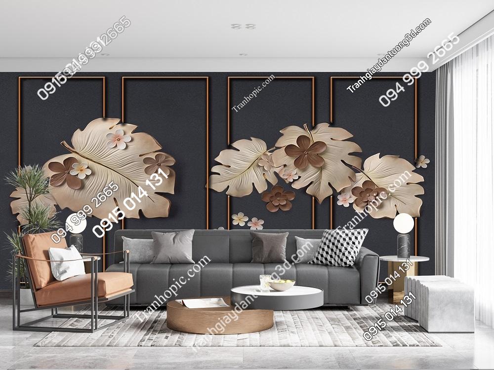 Tranh dán tường 5D hiện đại 34499