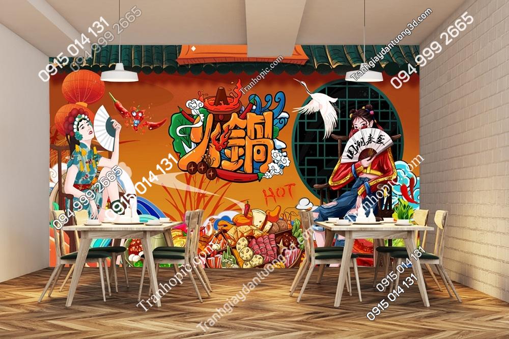 Tranh dán tường phong cách trung hoa 30211117160919076125