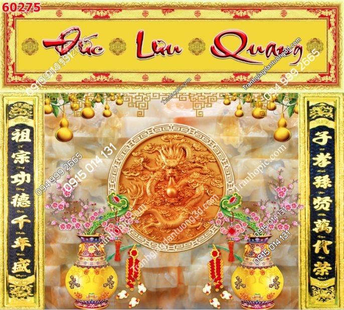 Tranh dán tường phòng thờ mã 60275