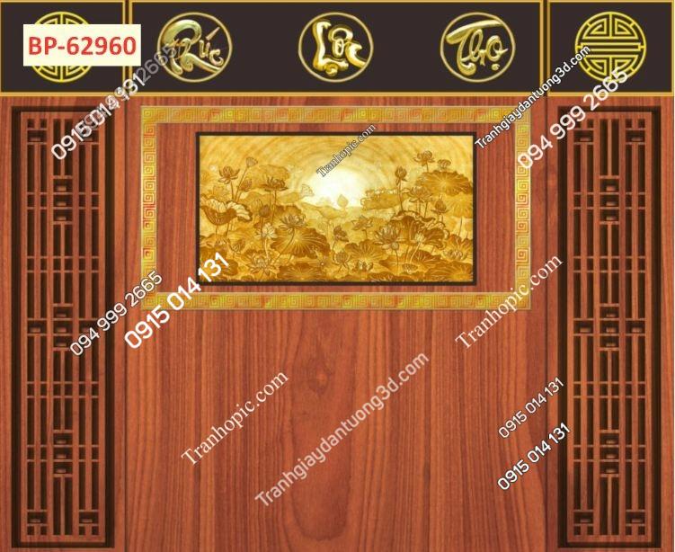 Tranh dán tường phòng thờ mã 62960