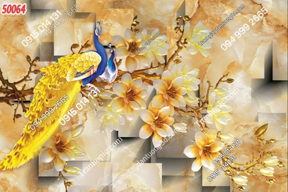 Tranh dán tường phu thê viên mãn phòng ngủ vợ chồng 50064
