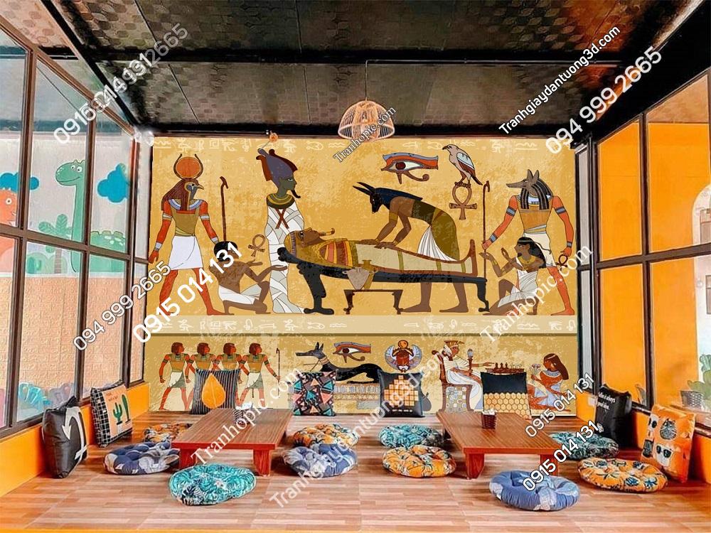 Tranh dán tường họa tiết Ai Cập cổ đại 1926358449