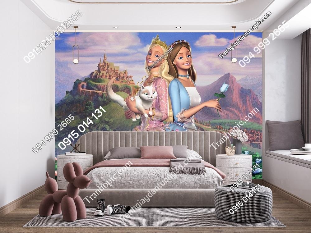 Tranh Công chúa Barbie và nàng Lọ Lem xinh đẹp 590852