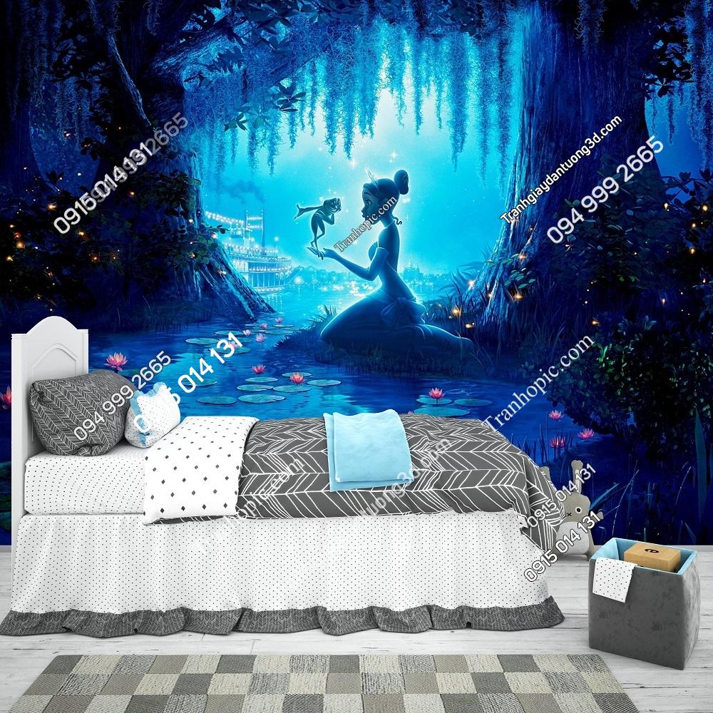 Tranh Công chúa và chàng Ếch dán tường 1226757