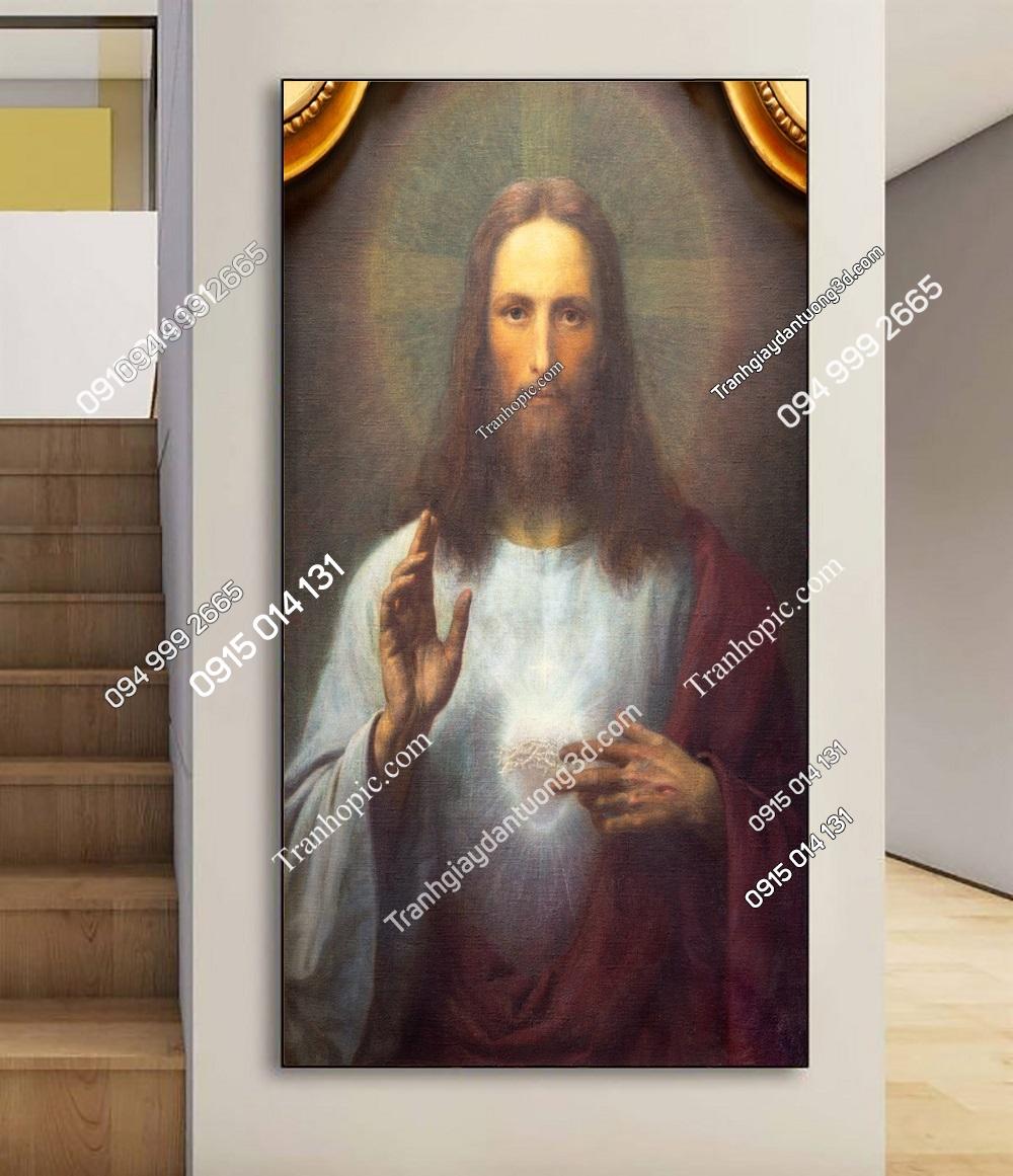 Tranh dán tường Trái tim của Chúa Giêsu trong nhà thờ St. Thomas 2232398319