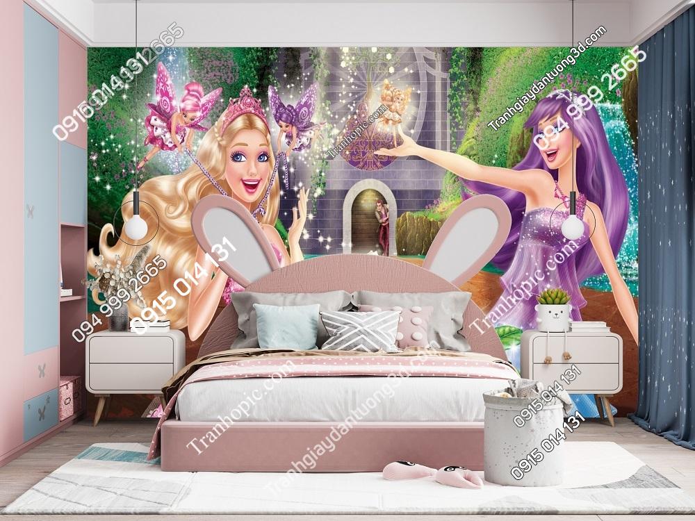 Tranh dán tường công chúa Barbie The Princess The Popstar-588893