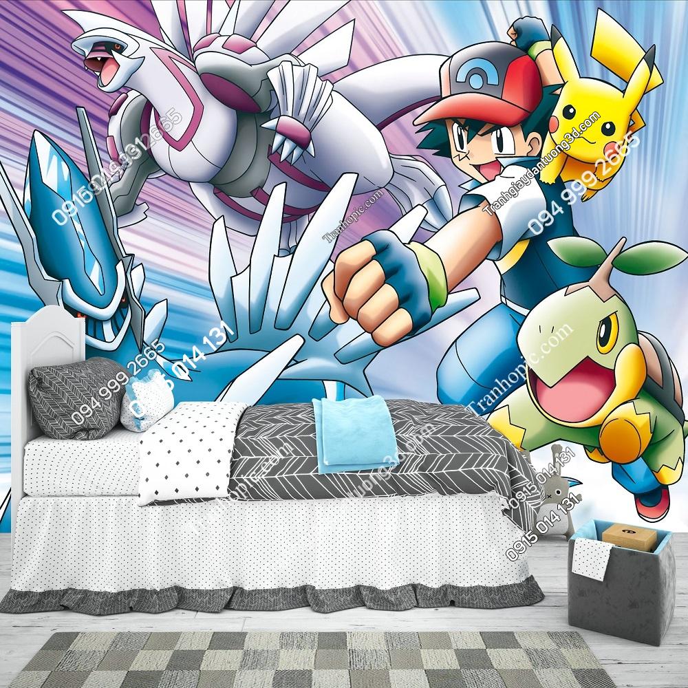 Tranh dán tường pikachu 539451