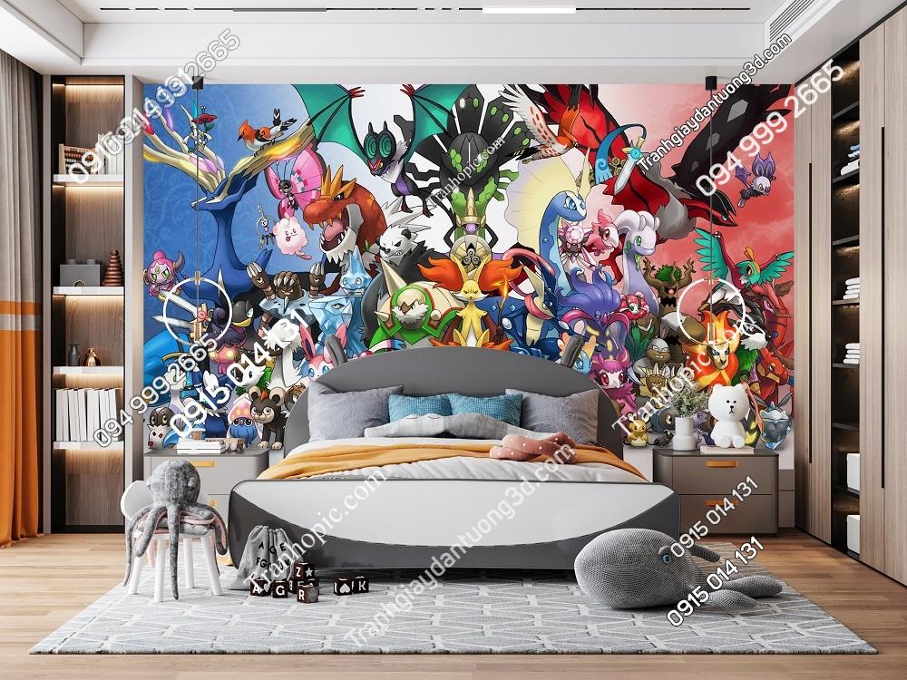 Tranh dán tường pokemon huyền thoại 686166