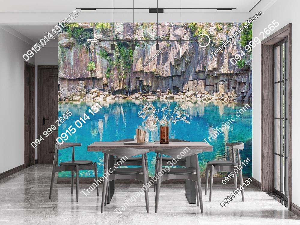 Tranh Thác Cheonjeyeon, Đảo Jeju, Hàn Quốc dán phòng ăn 579730010