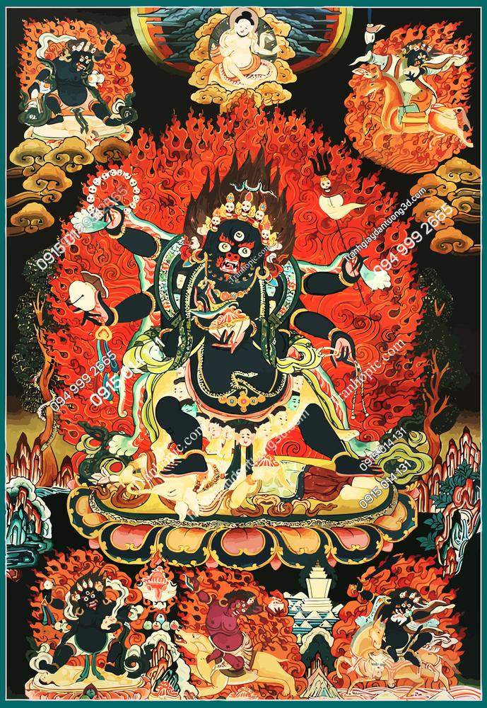 Tranh Thangka dán tường khổ dọc 2988386677