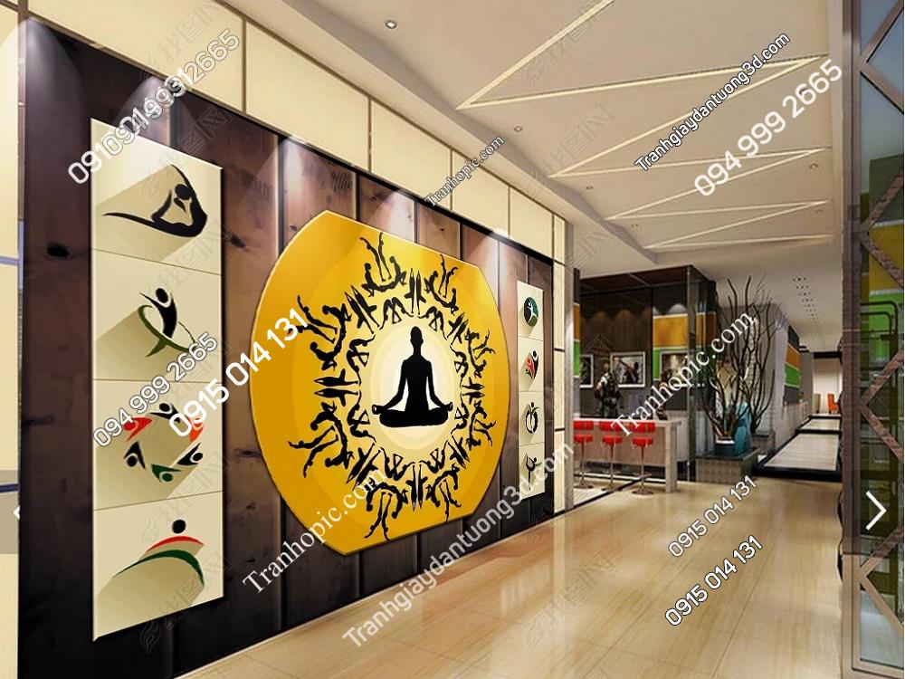 Tranh cho phòng yoga spa OP_26011511