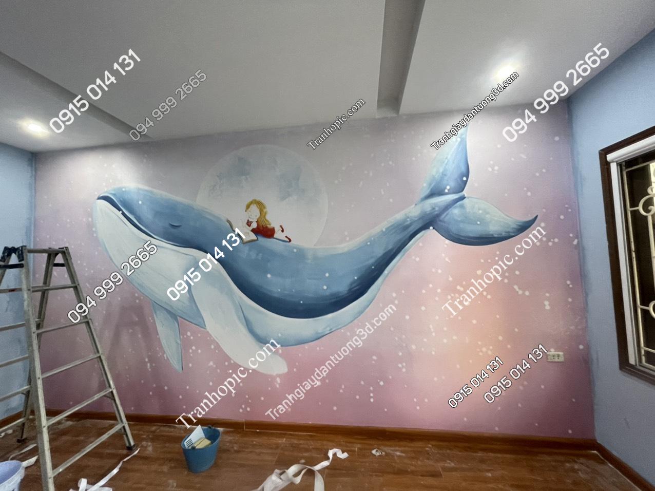 Tranh dán tường 3D phòng bé