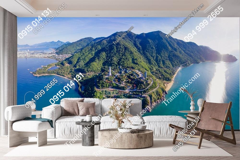 Tranh dán tường cảnh biển gần Chùa Linh Ứng tại Đà nẵng 2442406615