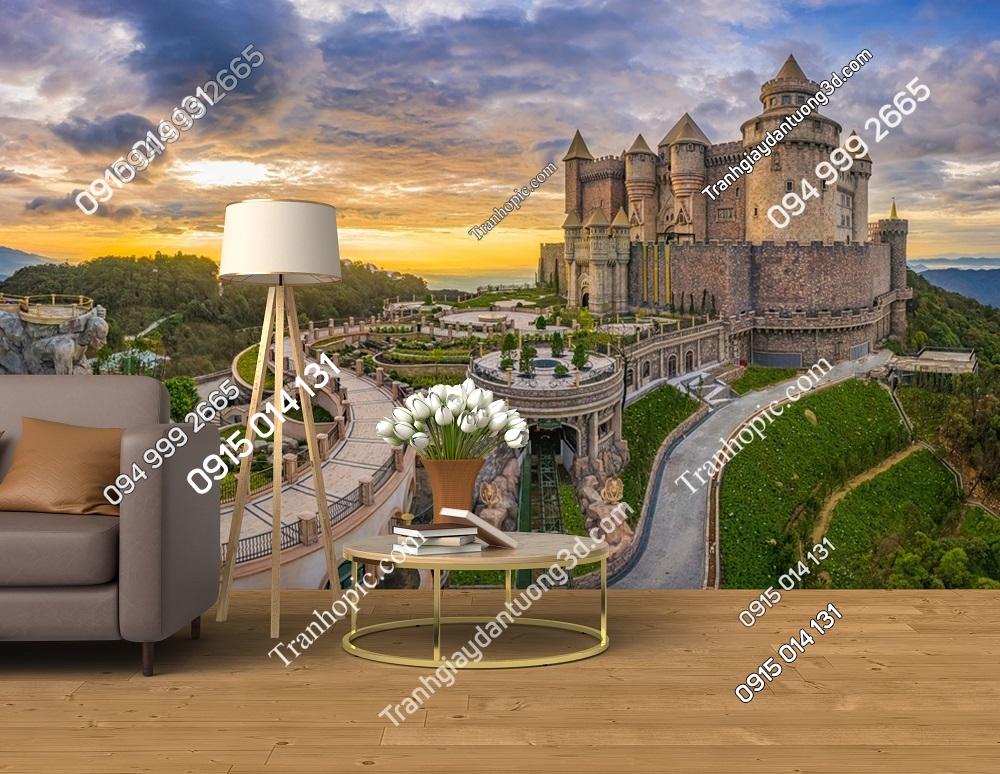 Tranh dán tường cảnh trên cao đỉnh Bà Nà Hills của Đà Nẵng 3178705248