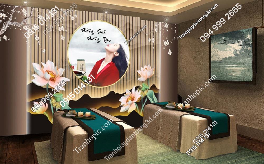 Trang trí cửa hàng massage với tranh spa dưỡng sinh 2732024 (41)