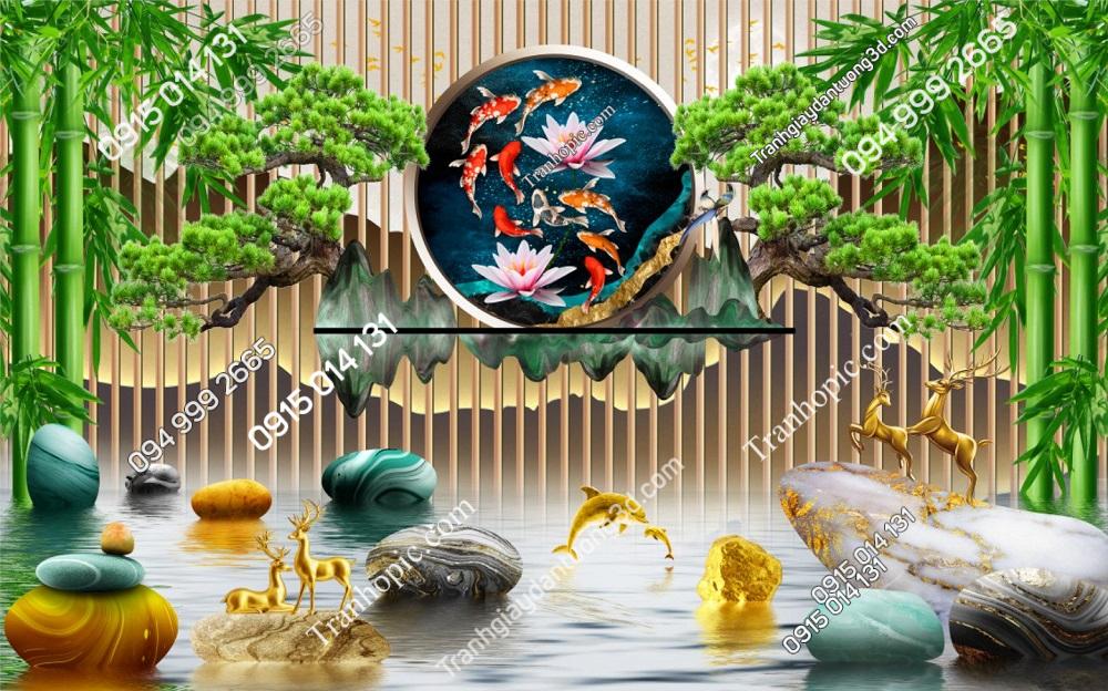 Tranh dán tường phòng chung cư mới 3152024