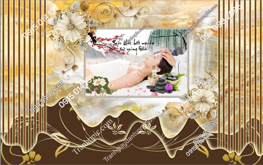 Tranh lam sóng dưỡng sinh gội đầu spa dán tường 2732024 (15)