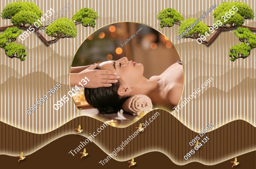 Tranh tiệm massage dưỡng sinh dán tường 2732024 (33)