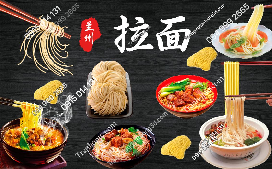 Tranh trang trí tường quán phở QH20242