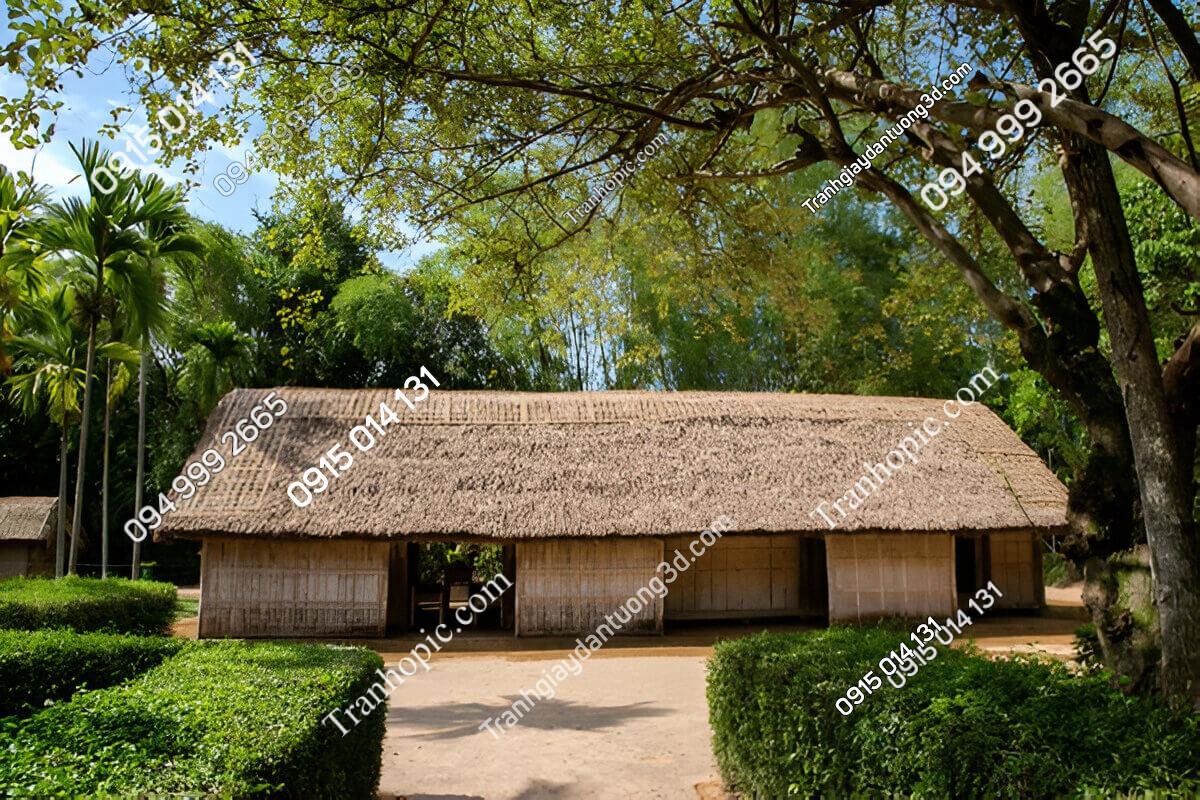 Tranh dán tường Làng Sen Quê Bác Nghệ An 1708614400