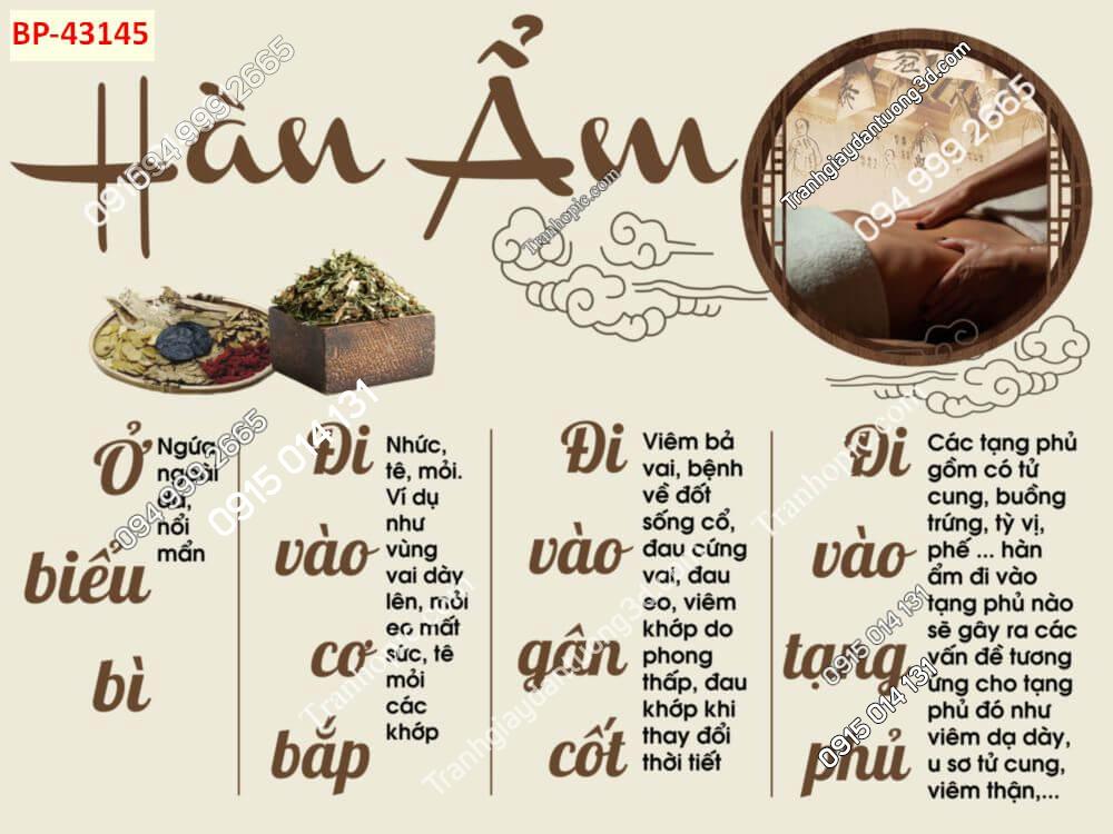 Tranh dán tường đông y dưỡng sinh spa 43145