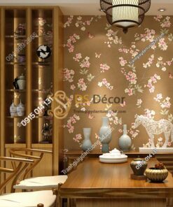 Giấy-dán-tường-hoa-đào-và-bướm-3d059-02