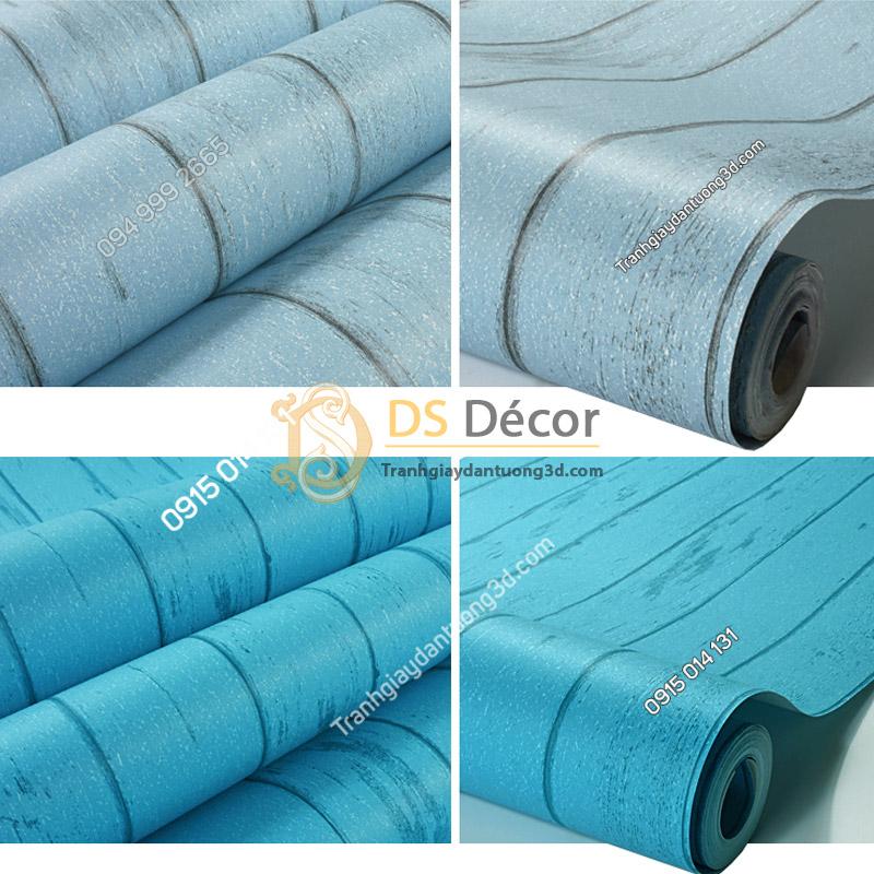 giấy-dán-tường-giả-ván-gỗ-xanh-nước-biển-3D065-03