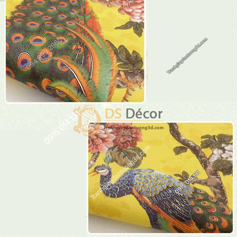 giấy-dán-tường-họa-tiết-con-công-3d060-03