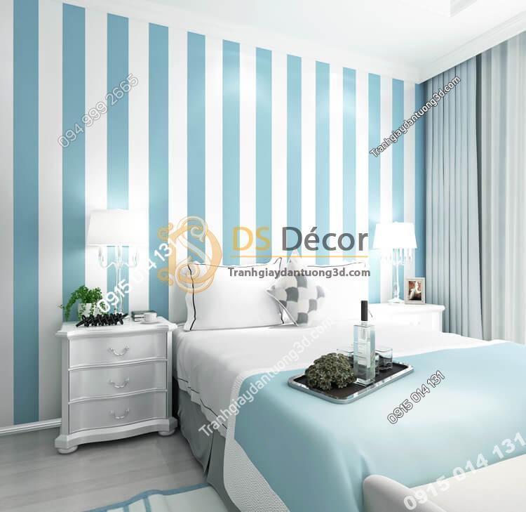 giấy-dán-tường-sọc-dọc-hiện-đại-3d071-mau xanh