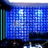 Giấy dán tường khối 3D hình học 3D049 mày xanh dương