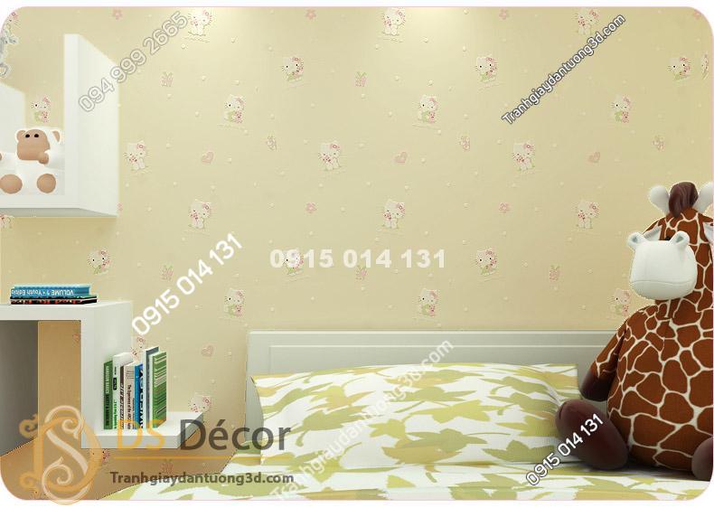 giay-dan-tuong-hello-kitty-cho-be-3D038-mau-2