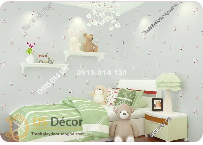 giay-dan-tuong-hello-kitty-cho-be-3D038