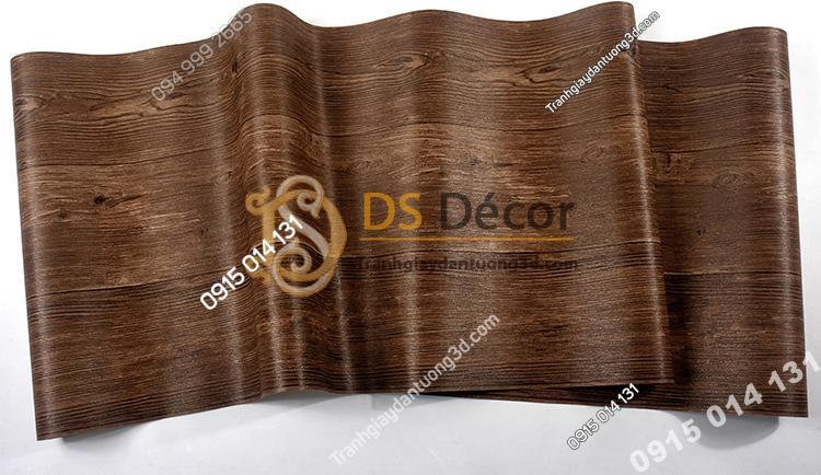 Bề mặt Giấy-dán-tường-giả-gỗ-3D103-màu đậm