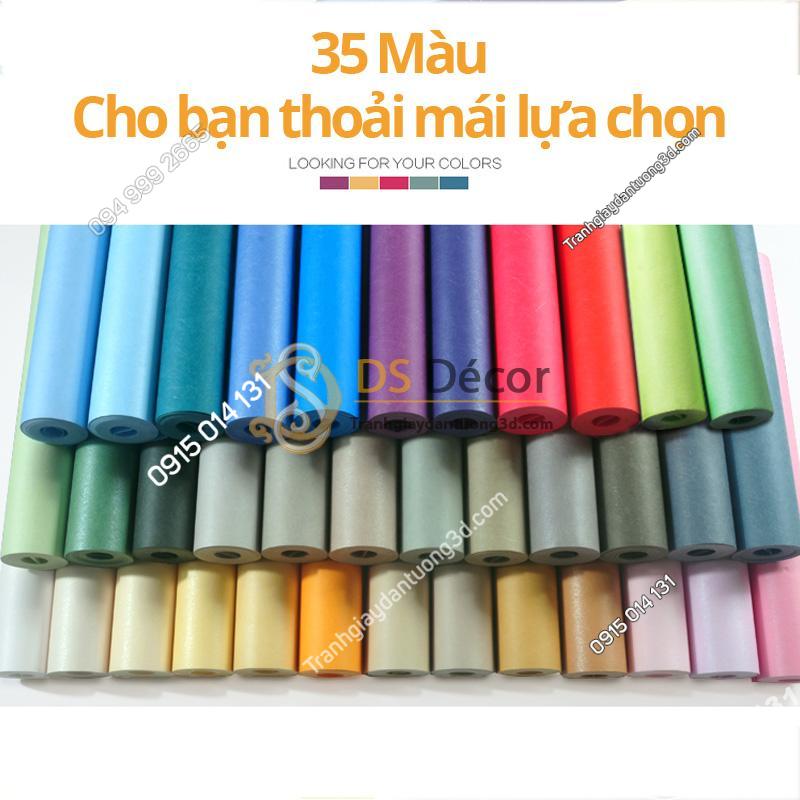 Giấy-dán-tường-một-màu-3D108--35-màu-tha-hồ-chọn