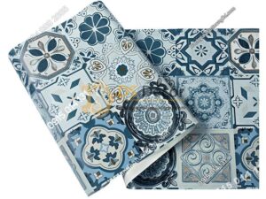 Bề mặt giấy dán tường giả gạch men phong cách Bohemian 3D180
