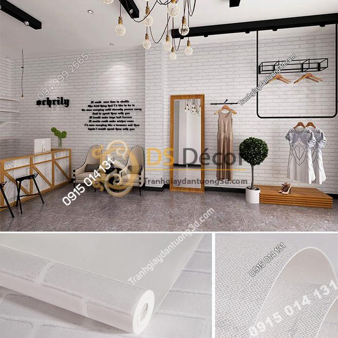 Giay-dan-tuong-gia-gach-trang-cho-shop-quan-ao