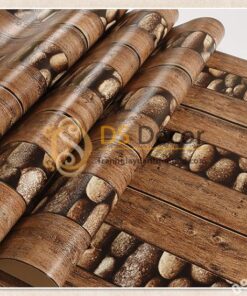 Bề mặt Giấy dán tường gỗ và đá 3D169