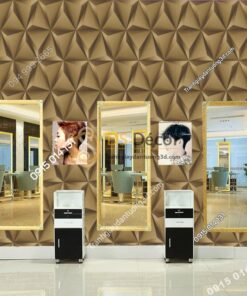 Giay-dan-tuong-hinh-hoc-tam-giac-3d-cho-salon-toc-nha-hang-quan-bar-3D128-mau-nau