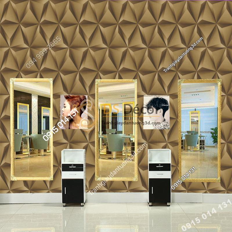 Giay-dan-tuong-hinh-hoc-tam-giac-3d-cho-salon-toc-nha-hang-quan-bar-3D128-mau-nau