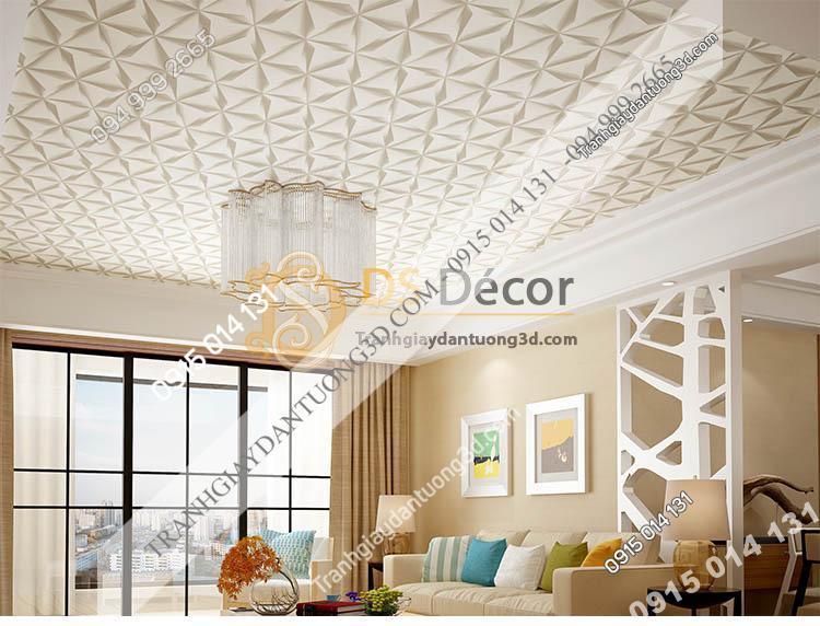 Giay-dan-tuong-hinh-hoc-tam-giac-3d-dan-tran-phong-khach