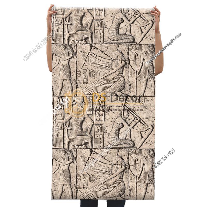 Bề mặt Giấy dán tường họa tiết Pharaoh Ai Cập 3D175
