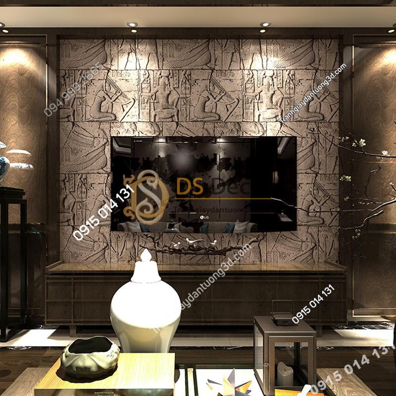 Giấy dán tường họa tiết Pharaoh Ai Cập 3D175